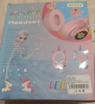 Auriculares Unicornio HiFi Wireless RGB