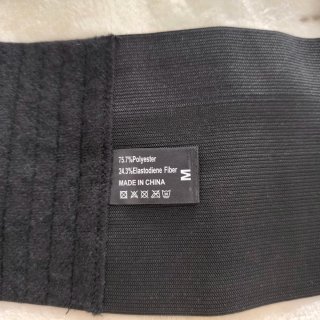 Faja reductora de cintura negra