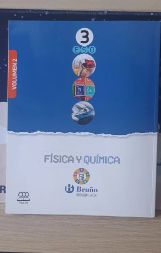 Libros 1, 2 y 3 trimestre de fyq 3 eso