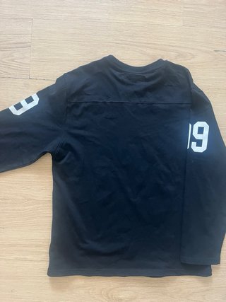 Supreme Camiseta Manga Larga Negra Talla M