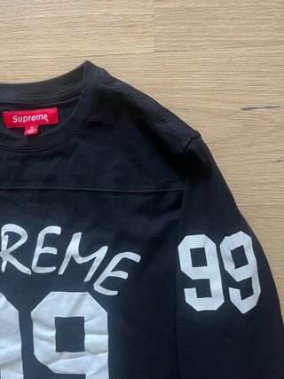 Supreme Camiseta Manga Larga Negra Talla M