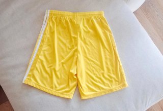 Pantaloncini Adidas bambino gialli 12 anni