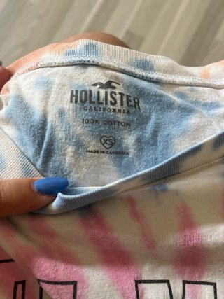 Camiseta Hollister Tie-Dye Talla XS