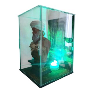 Dhalsim Street Fighter busto 3D dipinto LED