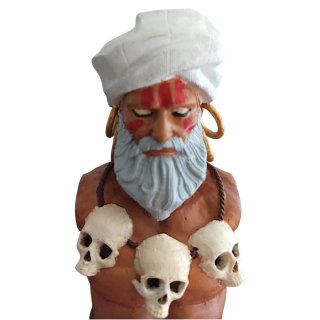 Dhalsim Street Fighter busto 3D dipinto LED