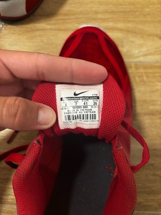 Zapatillas Nike Rojas y Blancas