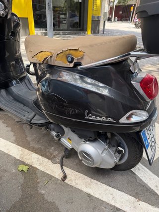 Vespa PX 125 T5 Negra y Beige