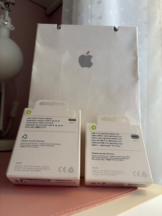 Cargador completo tipo Lightning Apple (nuevo)