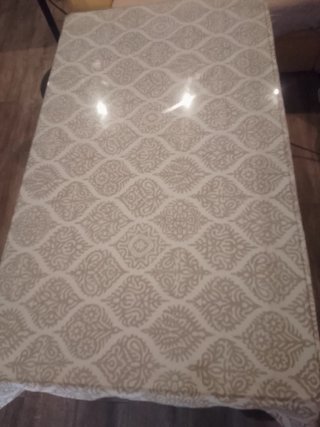 Mesa camilla cristal y madera 4 meses