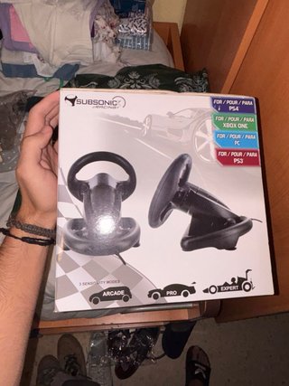 Volante Subsonic PS4/Xbox/PC/PS3