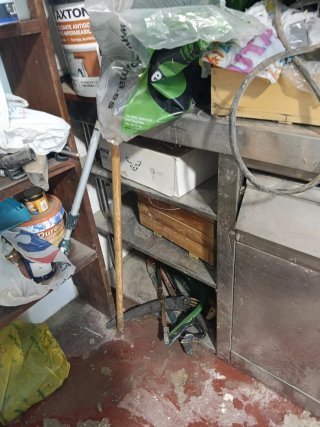 Mueble de cocina de acero inoxidable