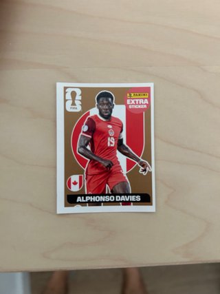 Cromo Panini Extra Sticker Alphonso Davies Bronce