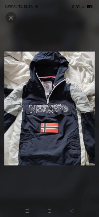 Chubasquero Geographical Norway Infantil Azul