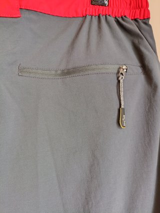 Pantalón largo deportivo hombre XL rojo/negro
