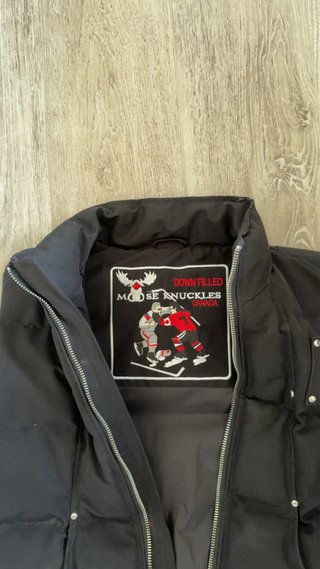 Gilet Moose Knuckles nero