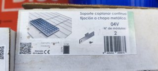 Kit Solar Fotovoltaica Coplanar 2 Paneles solares