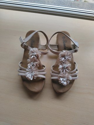 Sandalias Brenda Beige/Rosa Talla 38