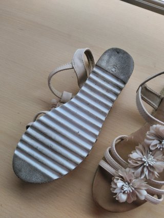 Sandalias Brenda Beige/Rosa Talla 38