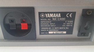 Conjunto Altavoces Yamaha Gris