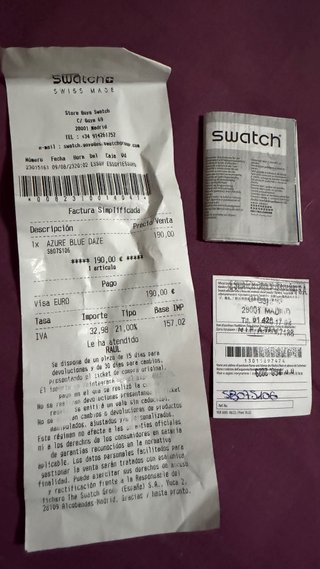 SWATCH BIG BOLD IRONY LACQUERED BLUE DAZE SB07S106