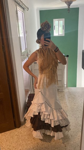 Traje Flamenca Mujer Talla M/S