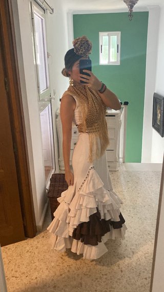 Traje Flamenca Mujer Talla M/S