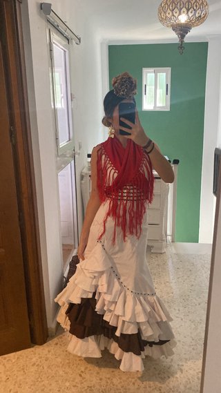 Traje Flamenca Mujer Talla M/S