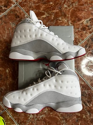 Jordan 13 Blanco Rojo Talla 43