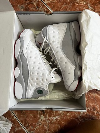 Jordan 13 Blanco Rojo Talla 43