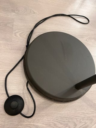 Lámpara de pie industrial IKEA negra