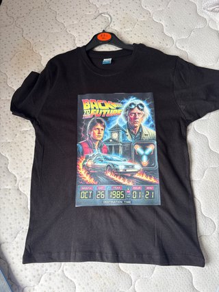 Camiseta Regreso al Futuro Infantil 7/8 años
