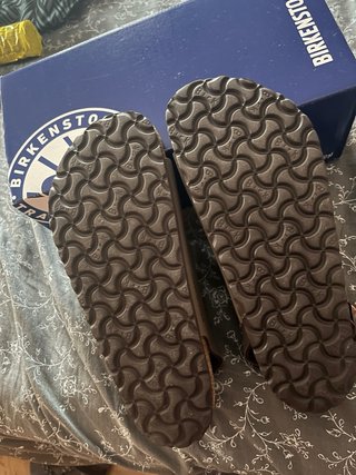 Sandalias Birkenstock Talla 38 Beige/Marrón