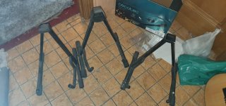 Lote de 3 Soportes para guitarra, bajo y más