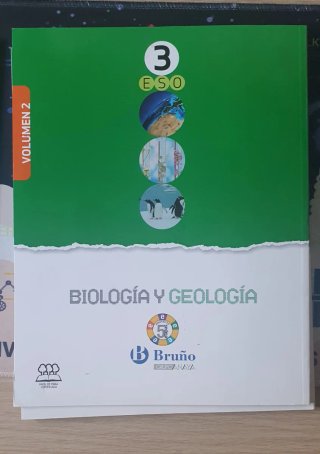 Libros de los 3 trimestres de biología de 3 eso