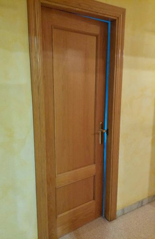 Lote 5 puertas macizas de roble