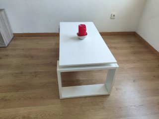Mesa de centro blanca moderna