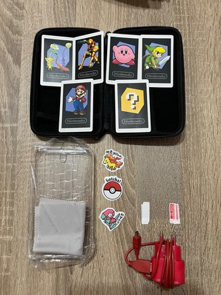 CON GIOCHI! Nintendo 3DS XL VECCHIA + Accessori