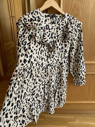 Vestido Zara mini estampado