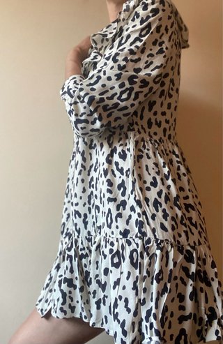 Vestido Zara mini estampado
