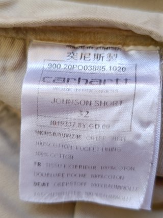 Pantalón corto Carhartt Beige Talla M/L