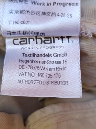 Pantalón corto Carhartt Beige Talla M/L