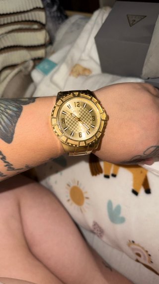 Reloj Guess Dorado Original U1365G3