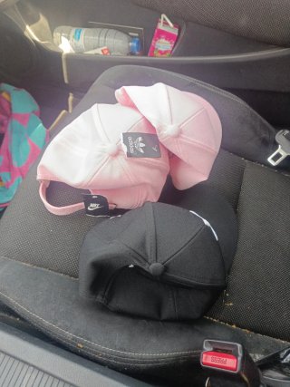Lote 3 Gorras Adidas y Nike Rosa y Negra