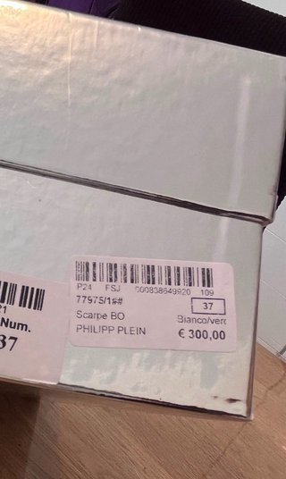 Sneakers Philipp Plein 37 nuove
