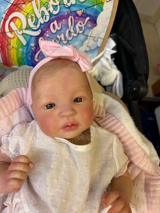 Bebé Reborn Kit Shyann Ojos Cristal