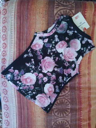Canotta floreale bambina 5/6 anni  Original Marine