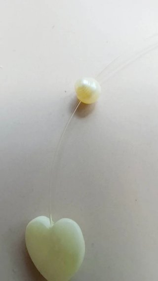 Gargantilla Corazón y Perlas Agua Dulce