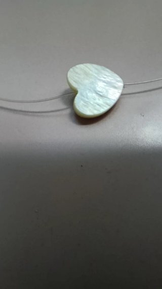 Gargantilla Corazón y Perlas Agua Dulce