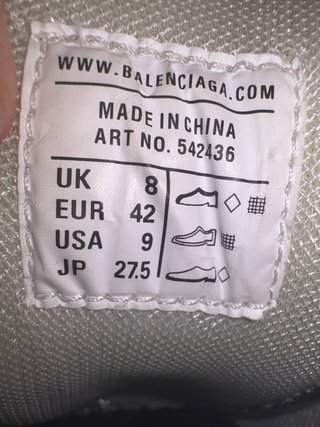 Lote Balenciaga Track + Reloj Jaguar Dorado