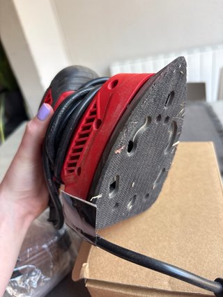 Lijadora de detalle + hojas lijadoras